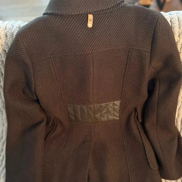Mackage Wool and Leather Coat Size Large - Picture 11 of 16